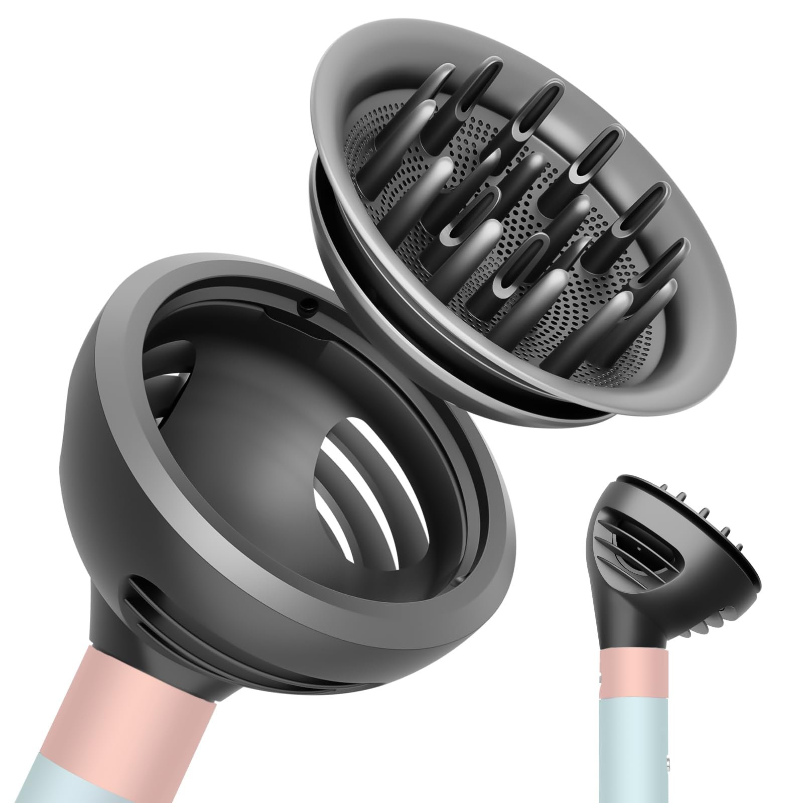ZEPHBLOW Wave Curl Diffuser for Dyson Airwrap – Dome and Diffuse Modes for Curl Wave Hair, Hair Diffuser Attachment Compatible with Airwrap Styler HS01/05/08 - Product Image