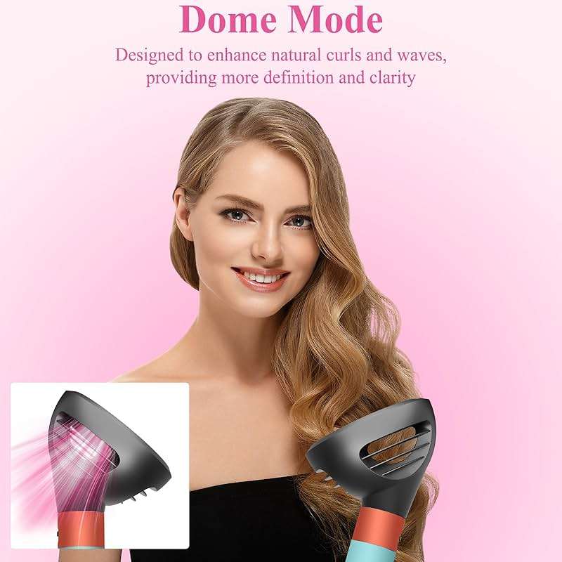 ZEPHBLOW Wave Curl Diffuser for Dyson Airwrap – Dome and Diffuse Modes for Curl Wave Hair, Hair Diffuser Attachment Compatible with Airwrap Styler HS01/05/08 - Image 4