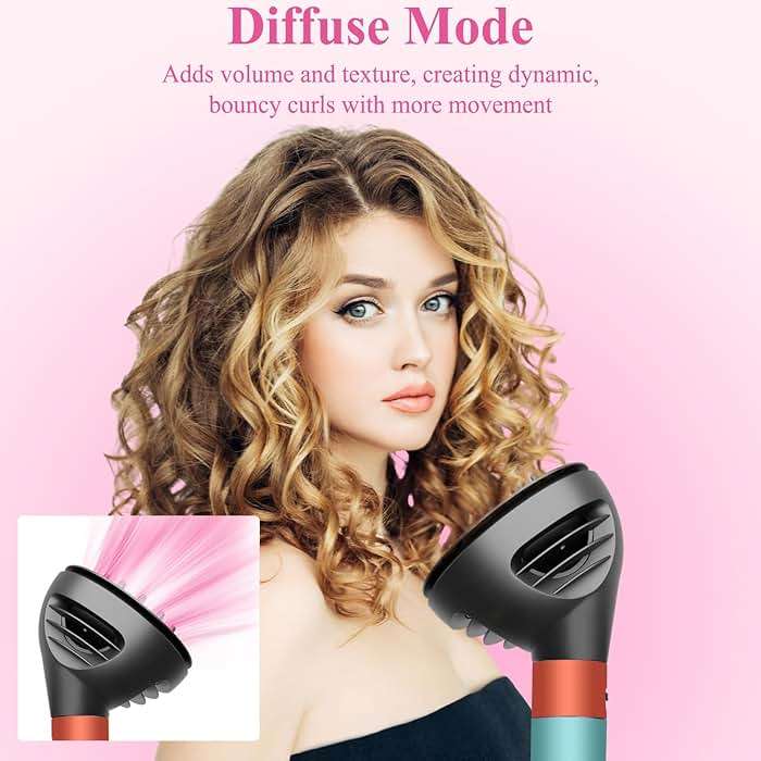 ZEPHBLOW Wave Curl Diffuser for Dyson Airwrap – Dome and Diffuse Modes for Curl Wave Hair, Hair Diffuser Attachment Compatible with Airwrap Styler HS01/05/08 - Image 5