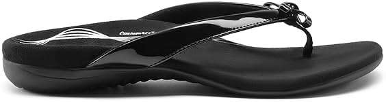 DREAM PAIRS Women's Arch Support Flip Flops Comfortable Dressy Orthopedic Thong Sandals Slides with Bow for Walking Summer Vacation - Image 3