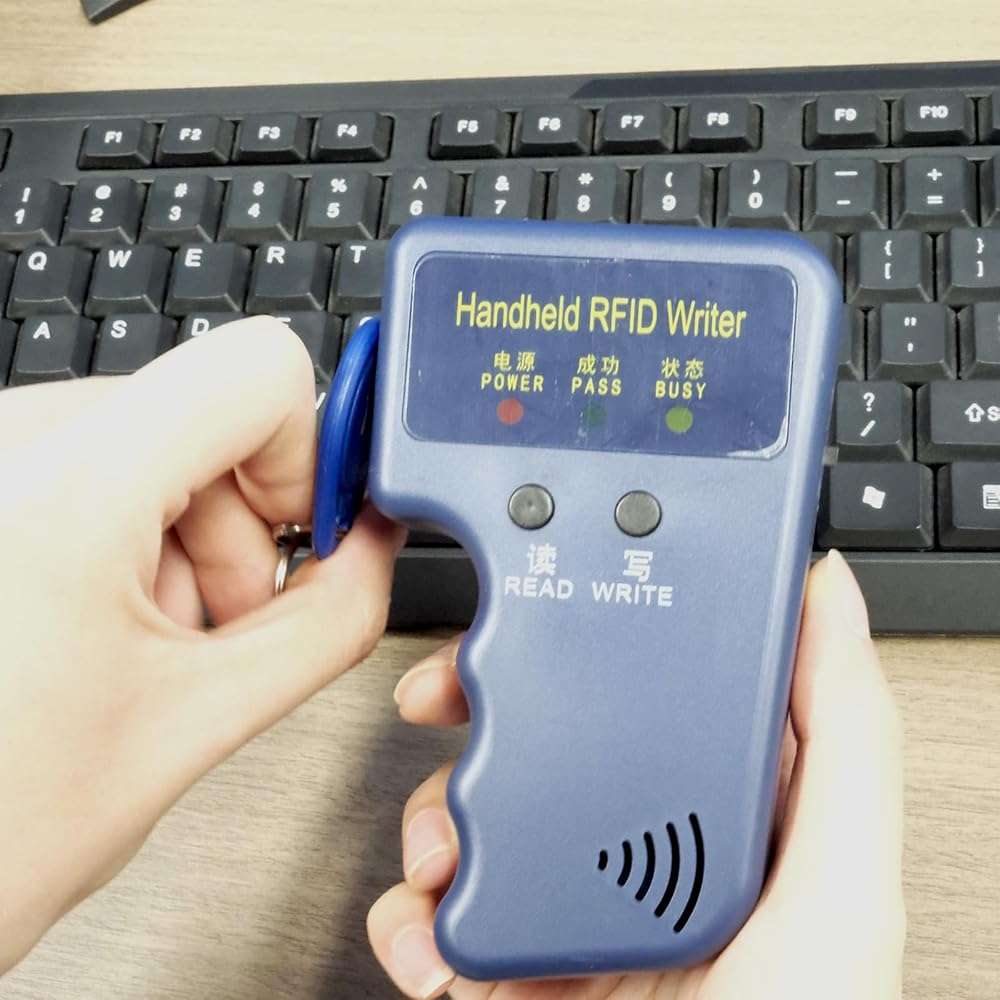 Tqsbeyah RFID Reader Writer Handheld 125KHz RFID Writer Copier Smart ID Card Duplicator Used for T5577 or EM4305 - Image 8