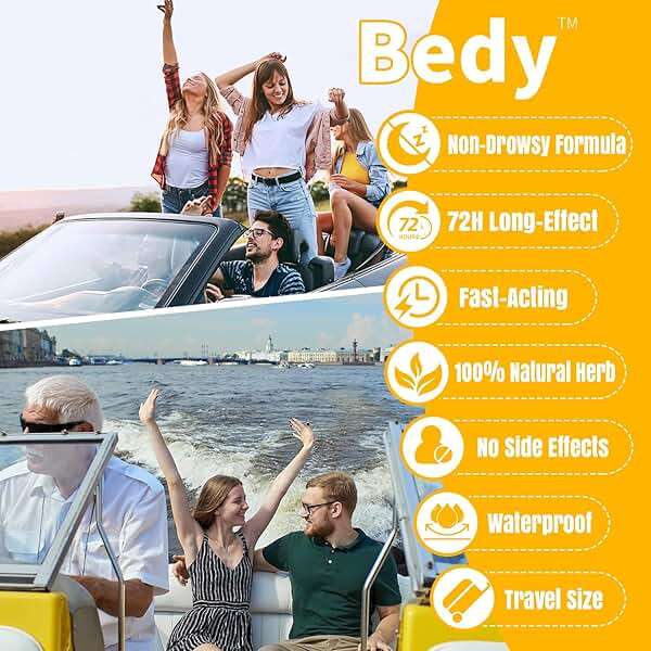 Bedy 30 Count Motion Sickness Patches, Sea Sickness Patches for Cruise, Nausea Relief for Adults & Kids, Non-Drowsy, 72H Long-Lasting, Road, Boat, Airplane Travel Essentials - Image 7
