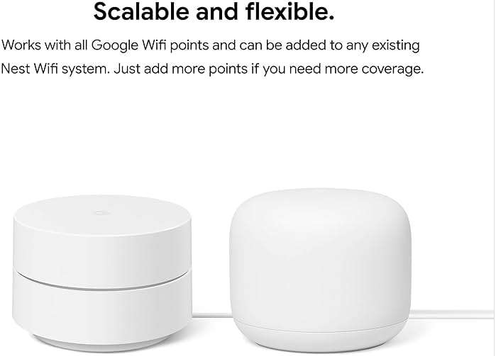 Google WiFi - AC1200 - Mesh WiFi System - WiFi Router - 3000 Sq Ft Coverage - 2 Pack - Image 4