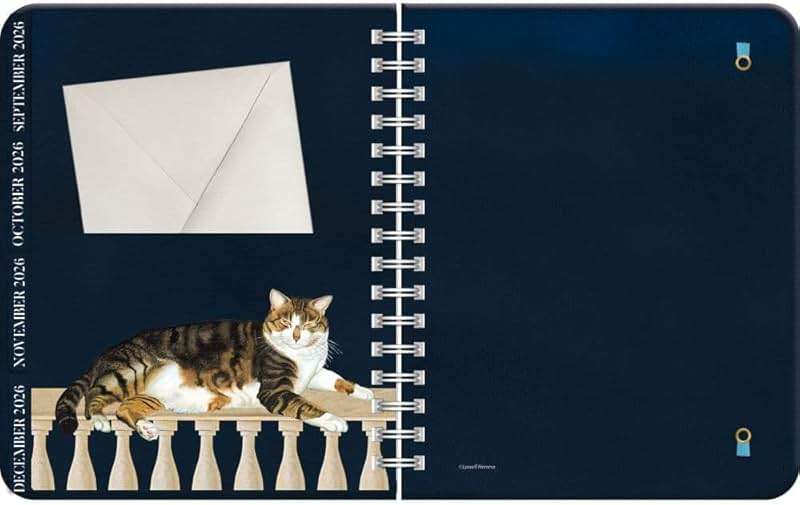 Lang, American Cat Deluxe 2026 Planner, 8.25'' X 9.5'', Weekly Calendar with Stapled Binding - Image 4