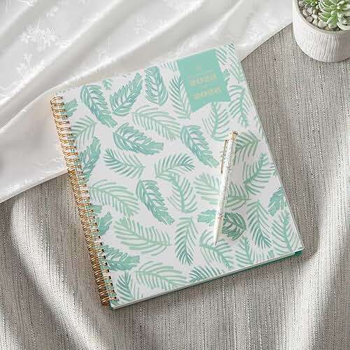 Blue Sky Day Designer 2025-2026 Weekly and Monthly Academic Year Planner Calendar, July 2025 - June 2026, 8.5" x 11", Flexible Cover, Laminated Tabs, Storage Pocket, Includes Stickers, Palms - Image 2