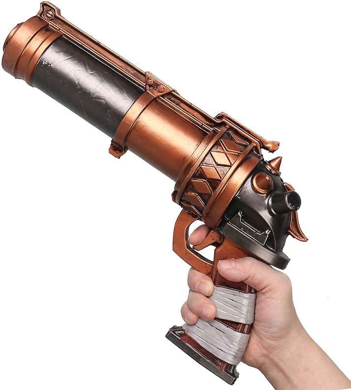 HOTTERCOS 12" Steampunk Foam Weapons Cosplay Costume Accessories Props Replica Halloween Party - Image 1