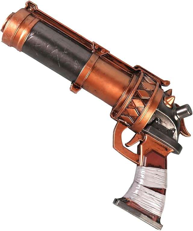 HOTTERCOS 12" Steampunk Foam Weapons Cosplay Costume Accessories Props Replica Halloween Party - Image 5