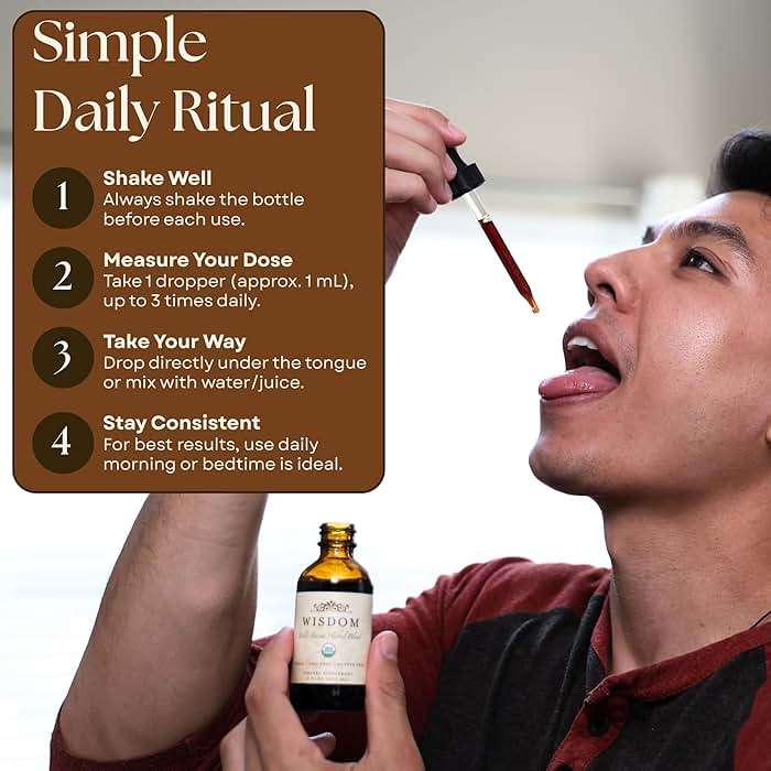 Organic Turmeric, Frankincense and Myrrh – Herbal Supplement Blend for Energy, Detox, Focus, Immunity & Stress – Non-GMO Vegan Tonic with Milk Thistle – Wisdom Bible Based Blend – 2oz Liquid Drops - Image 5