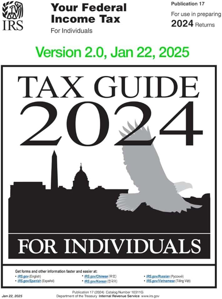 Tax Guide 2024 for Individuals: Publication 17 - Image 1