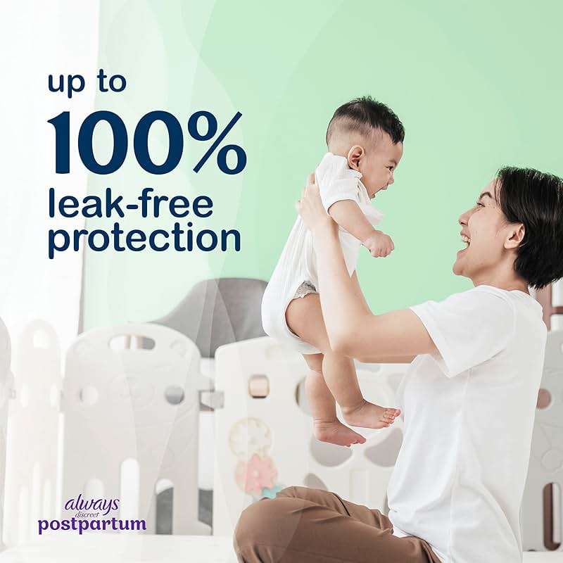 Always Discreet Postpartum, Reimagined Adult Diapers for Women, Maximum Absorbency Postpartum Underwear Size XL/XXL, Up to 100% Leak Free Bladder Leak Protection, 14 Count - Image 5