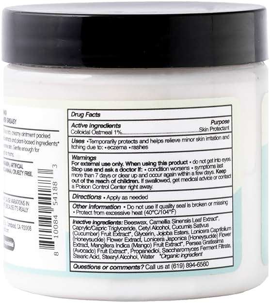 TUBBY TODD All Over Ointment - Baby Eczema Cream, Everyday Multi-Purpose Sensitive, Dry, Irritation Baby Skin Relief Cream, Steroid & Gluten Free, Fragrance Free, 3.5 oz & 8oz, 2 Pack - Image 7