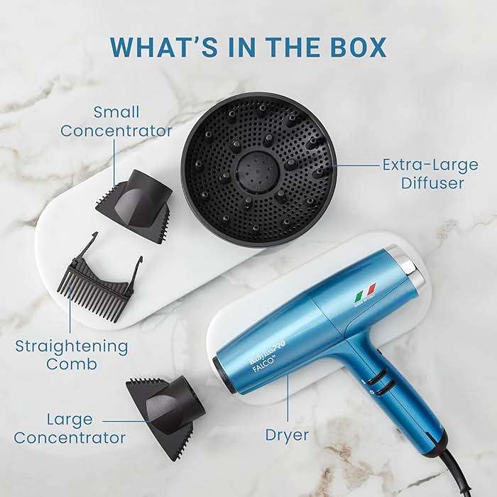 BaBylissPRO® Nano Titanium™ Professional Italian High-Speed Falco Hair Dryer - 2000 watts and Ionic - Image 7