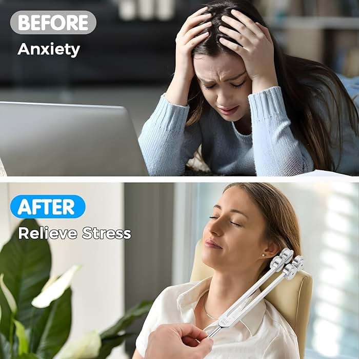 32 Hz 48 Hz 64 Hz and 128 Hz Otto Tuner Weighted Tuning Forks of 4 for Healing, Sound Therapy, stress alleviation, relaxation, with Handbag, Hammer and Wrench - Image 6