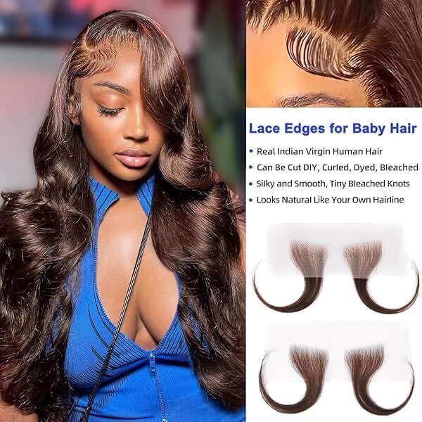 LUXEDIVA Chocolate Brown Human Hair Bundles 12A Body Wave Bundles Human Hair 14 16 18 18 Inch 4 Bundles Unprocessed 100% Indian Chocolate Color 4 Brown Real Hair Extensions - Image 2