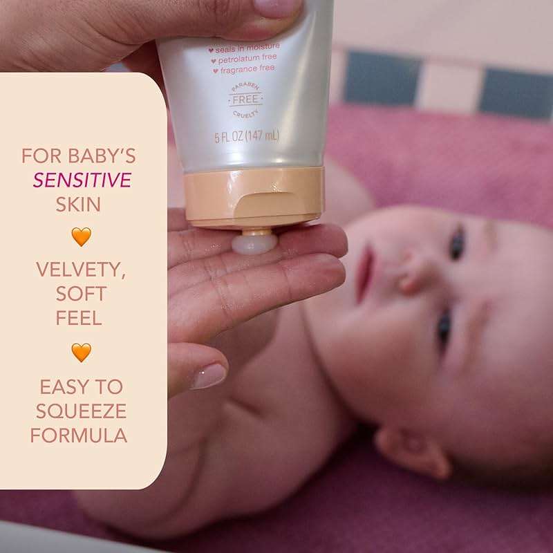 Jergens Baby All-Purpose Baby Ointment, Plant-Based Moisturizers, Petrolatum Free & Pediatrician-Tested, 5 Oz - Image 4