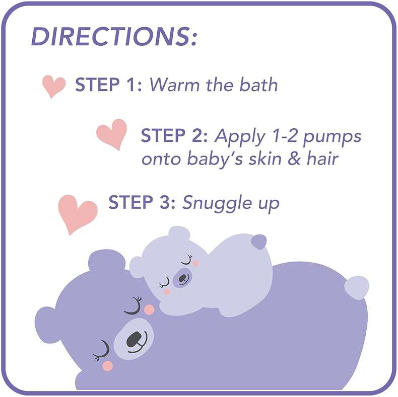 Jergens Baby Calming Head to Toe Foaming Wash, Baby Shampoo and Body Wash, Baby Shampoo Tear Free, Kids Foaming Body Wash, 18 Fl Oz - Image 9