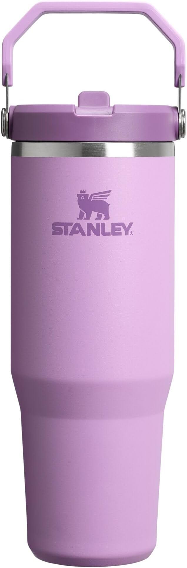 Stanley IceFlow 2.0 Flip Straw Tumbler with Handle 30 oz | Twist On Lid and Flip Up Straw | Leak Resistant Water Bottle | Insulated Stainless Steel | BPA-Free | Lilac - Product Image