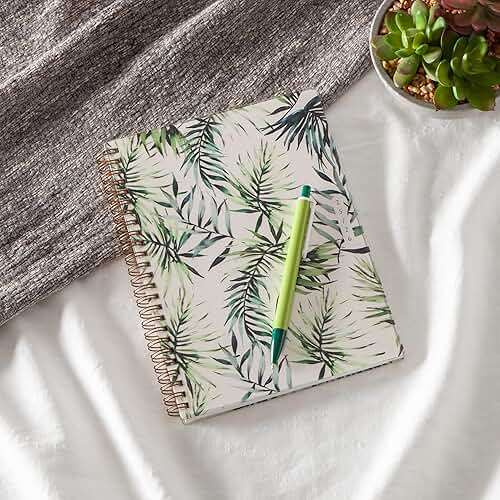 Blue Sky Sustainability 2025-2026 Weekly and Monthly Academic Year Planner Calendar, July 2025 - June 2026, 5.875" x 8.625", Flexible Cover From Recycled Plastic, Wirebound, Laminated Tabs, Storage Pocket, Shawna - Image 2