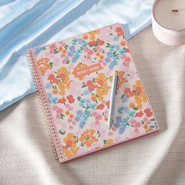 Blue Sky Gen Z 2025-2026 Weekly and Monthly Academic Year Planner Calendar, July 2025 - June 2026, 8.5" x 11", Flexible Interchangeable Cover, Wirebound, Laminated Tabs, Storage Pocket, Gladys - Image 2