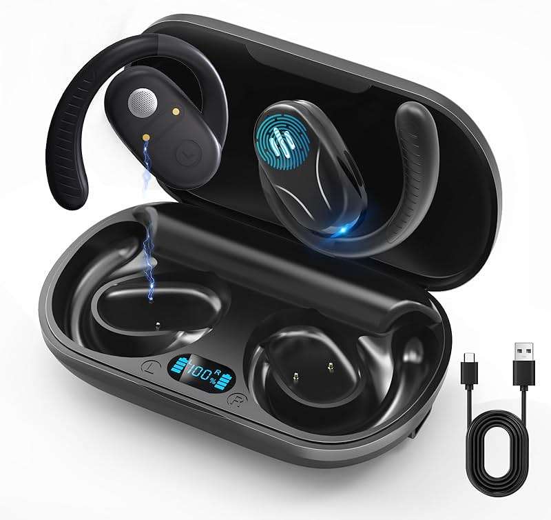 Language Translator Earbuds, 3-in-1 AI Translation Earbuds Real Time Supports 144 Languages Translate Headphones Two Way Online Bluetooth Instant Voice Translation Device for iOS & Android - Image 1