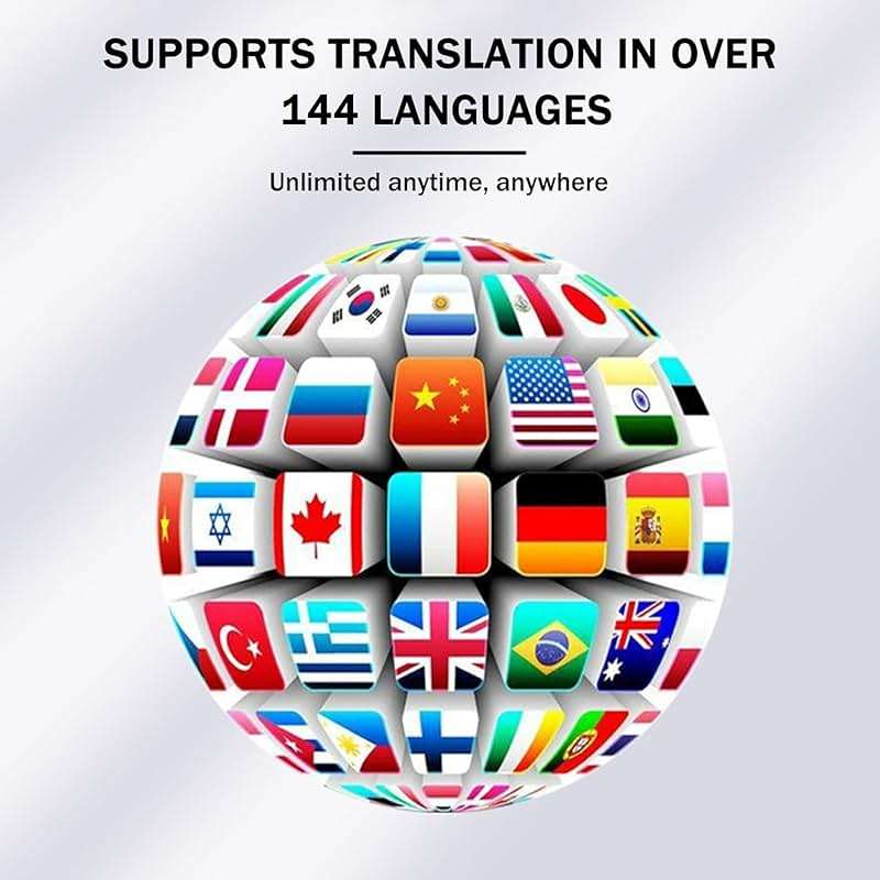 Language Translator Earbuds, 3-in-1 AI Translation Earbuds Real Time Supports 144 Languages Translate Headphones Two Way Online Bluetooth Instant Voice Translation Device for iOS & Android - Image 3