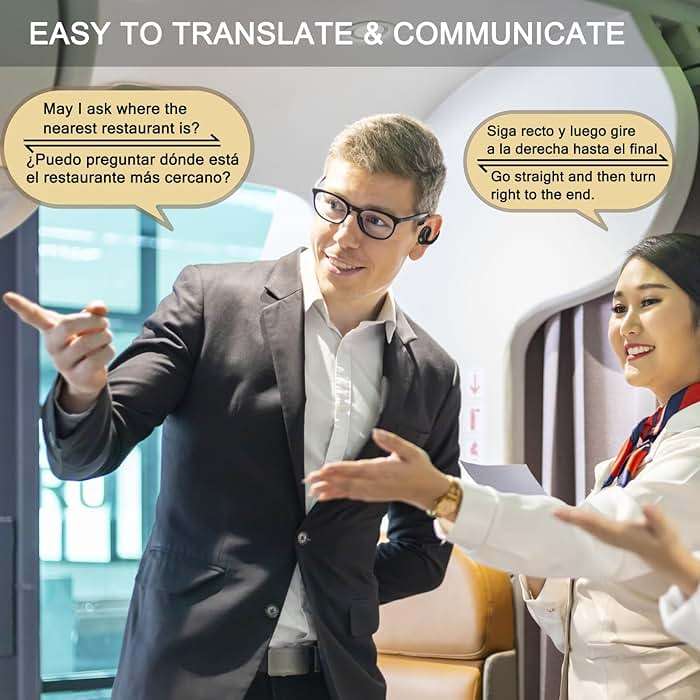 Language Translator Earbuds, 3-in-1 AI Translation Earbuds Real Time Supports 144 Languages Translate Headphones Two Way Online Bluetooth Instant Voice Translation Device for iOS & Android - Image 5