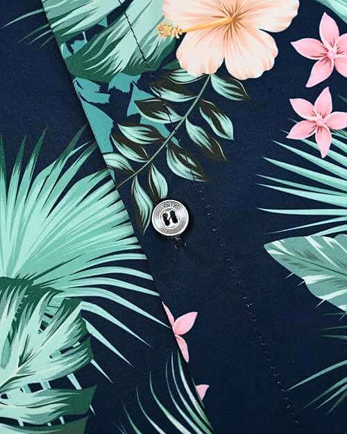 Hawaiian Shirt for Men Tropical Shirts Summer Beach Button Down Short Sleeve Luau Aloha Floral Cruise Vacation Outfit 2026 - Image 5