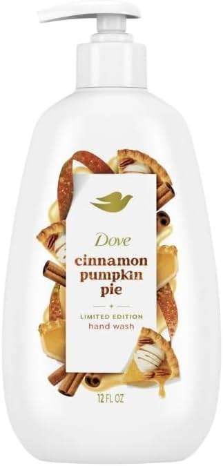 Dove Limited Edition Holiday Treats Liquid Hand Wash for Deep Nourishment Cinnamon Pumpkin Pie 12 oz - Image 1