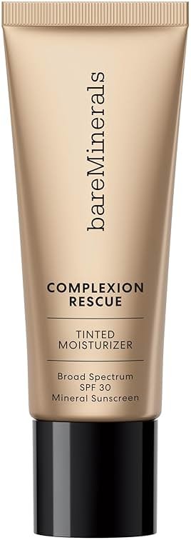 bareMinerals Complexion Rescue Tinted Moisturizer with SPF 30, Hydrating Tinted Mineral Sunscreen with Hyaluronic Acid, Sheer-to-Light Coverage, Multi-tasking, Skincare Infused Makeup - Product Image