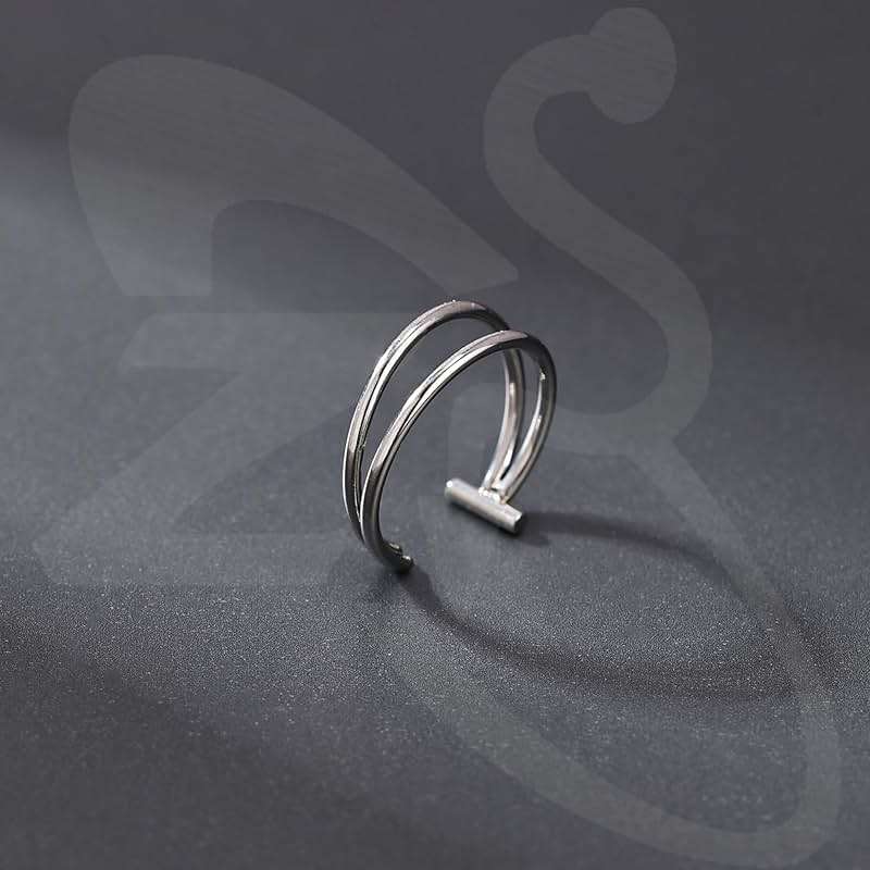 ZS Stainless Steel Fake Lip Ring Vampire Teeth Ring, Adjustable Fake Lip Piercing Non-Piercing Lip Cuff Ear Cuff Earrings Fake Septum Nose Piercing Jewelry For Women Men - Image 5
