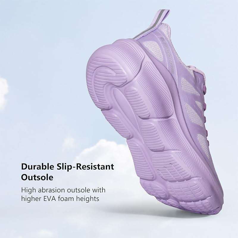 Hawkwell Women's Cloud Zero Active Nursing Shoes Breathable Cushion Walking Tennis Running Workout Shoes Non Slip Medical Work Sneakers - Image 4
