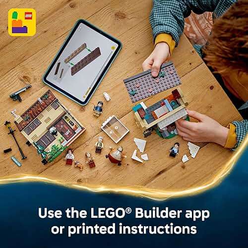 LEGO Harry Potter Privet Drive: Aunt Marge’s Visit Kids Toy - Buildable Book Nook and Room Decor for Boys and Girls, Ages 8+ - Collectible Harry Potter Minifigure - Birthday Gift Idea - 76451 - Image 6