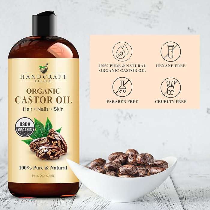 Handcraft Blends Castor Oil Pack Wrap | Organic Castor Oil 16 oz | Reusable Wraps | Durable Comfortable Pack Wraps | Adjustable Elastic Straps | Neck and Stomach - Image 4
