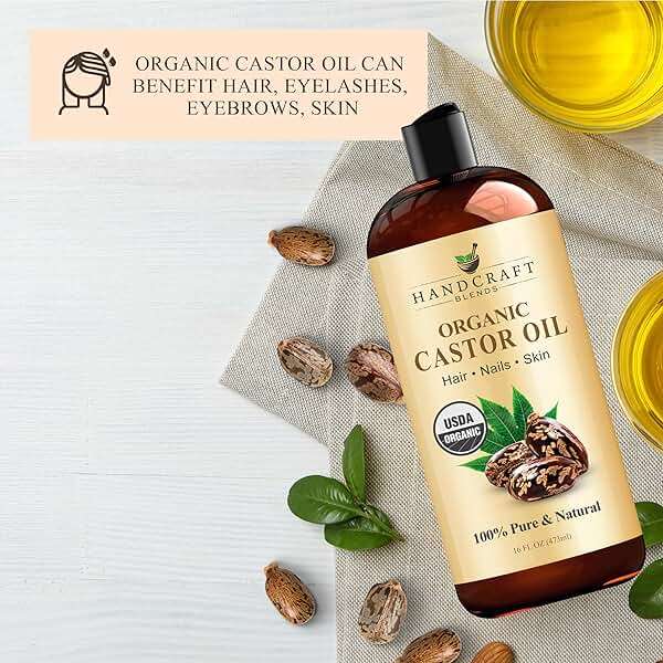 Handcraft Blends Castor Oil Pack Wrap | Organic Castor Oil 16 oz | Reusable Wraps | Durable Comfortable Pack Wraps | Adjustable Elastic Straps | Neck and Stomach - Image 5