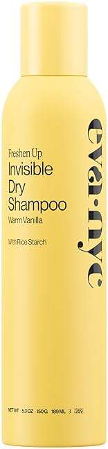 Eva NYC Invisible Dry Shampoo Spray - Oil-Absorbing, Removes Odor & No White Cast - Freshen Up Dry Shampoo For Women - For Light, Dark + Oily Hair - Warm Vanilla Scent - 5.3 oz - Image 1