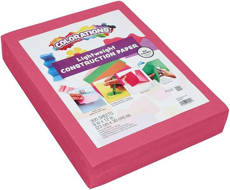 Colorations Lightweight Construction Paper - 300 Sheets - Image 1