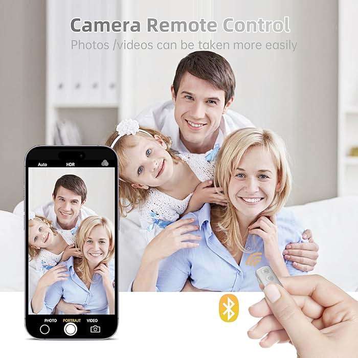 GUVOHUT TikTok Remote Control for TikTok, TikTok Scrolling Ring, Bluetooth Page Turner for iPad/Kindle App/iPhone/Android (White) - Image 5