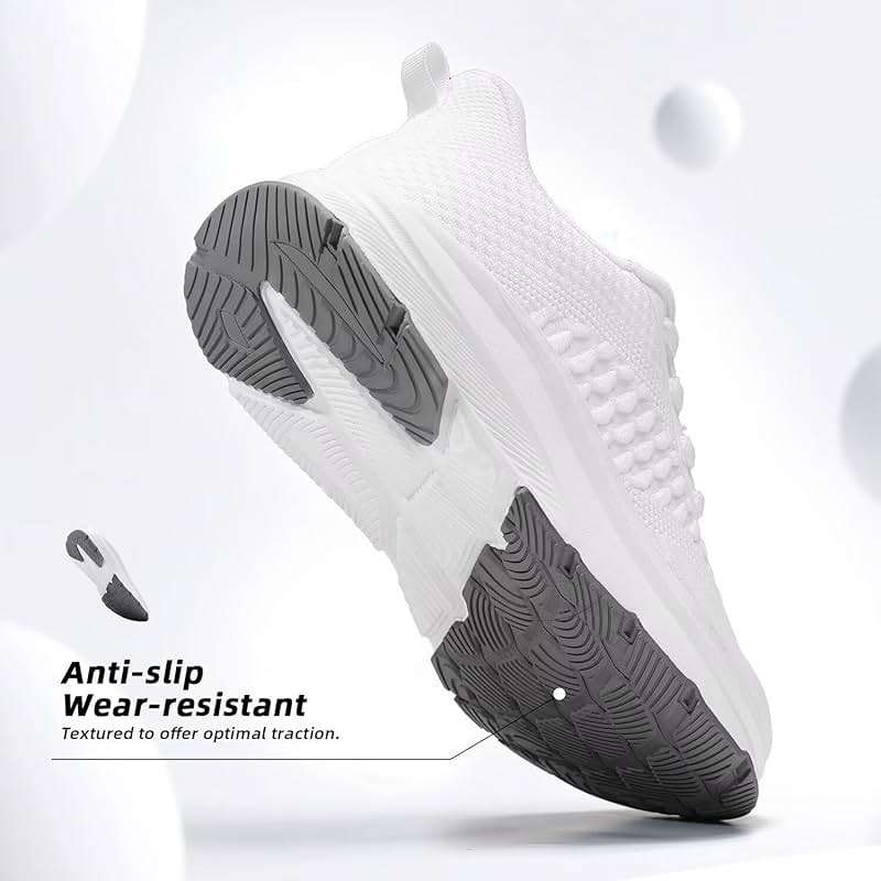 Men's Wide Toe Walking Shoes Casual Trail Running Sneakers Cross-Trainer Tennis Non Slip Athletic Gym Workout Soft Sole - Image 4