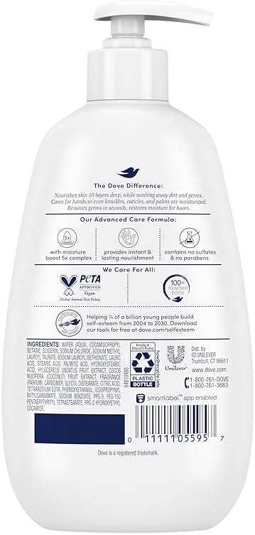 Dove Advanced Care Hand Wash 4 Count for Effectively Washing Away Dirt & Germs, Dragonfruit & Coconut with 10-Layer Nourishment - Image 2