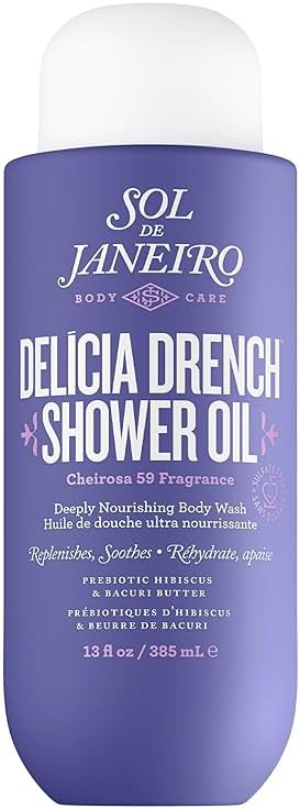 Sol de Janeiro Delicia Drench Shower Oil | Deeply Nourishing Body Wash - Product Image
