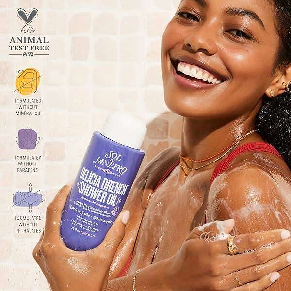 Sol de Janeiro Delicia Drench Shower Oil | Deeply Nourishing Body Wash - Image 8