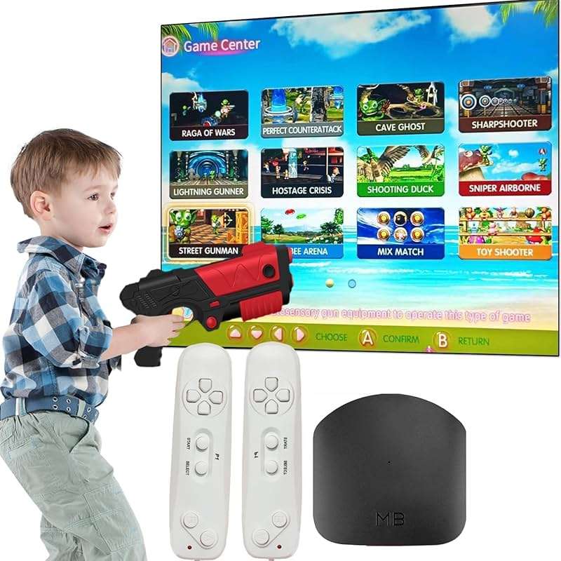 TV Game Console,Retro Video Games Console for Kids Adults Built-in 200 Classic TV Games Console Support TV Output ,Birthday Xmas Gift for Boys Girl 4-12 (All Types) - Image 4