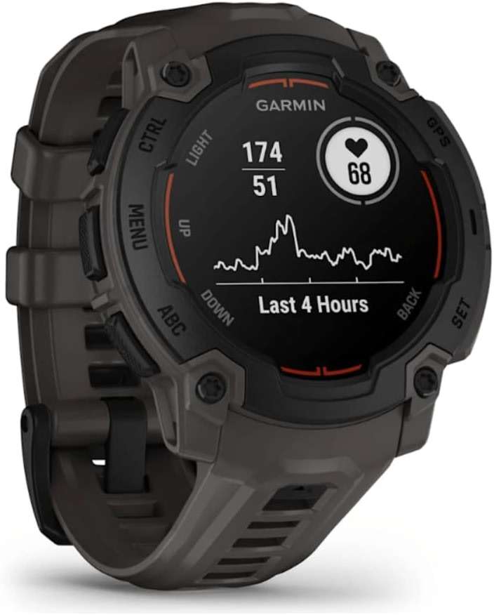 Garmin Instinct® E 45mm, Rugged Outdoor GPS Smartwatch, 24/7 Health Monitoring, Wrist-Based Heart Rate, Up to 16 Days of Battery Life, Charcoal - Image 4