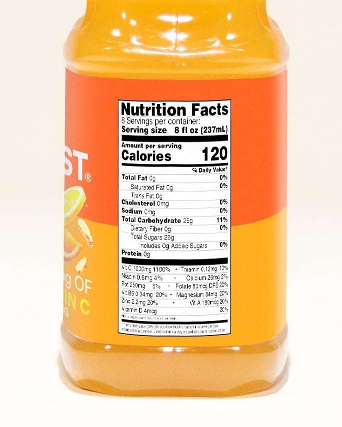 Langers 64 fl oz Immunboost 100% Juice - Orange, Lemon, Turmeric and Ginger juices with added Vitamins, Magnesium, Zinc. 1,000mg Vitamin C per serving., 64 Fl Oz (Pack of 1) - Image 3
