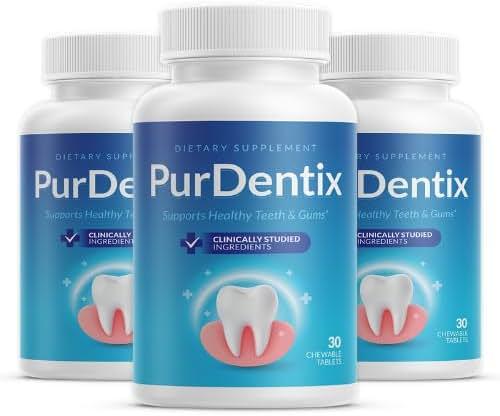 PurDentix Oral Health Probiotic – 4-Strain Formula for Healthy Gums, Teeth & Fresh Breath – 90 Chewable Tablets by PurDentix - Shop at Bazar