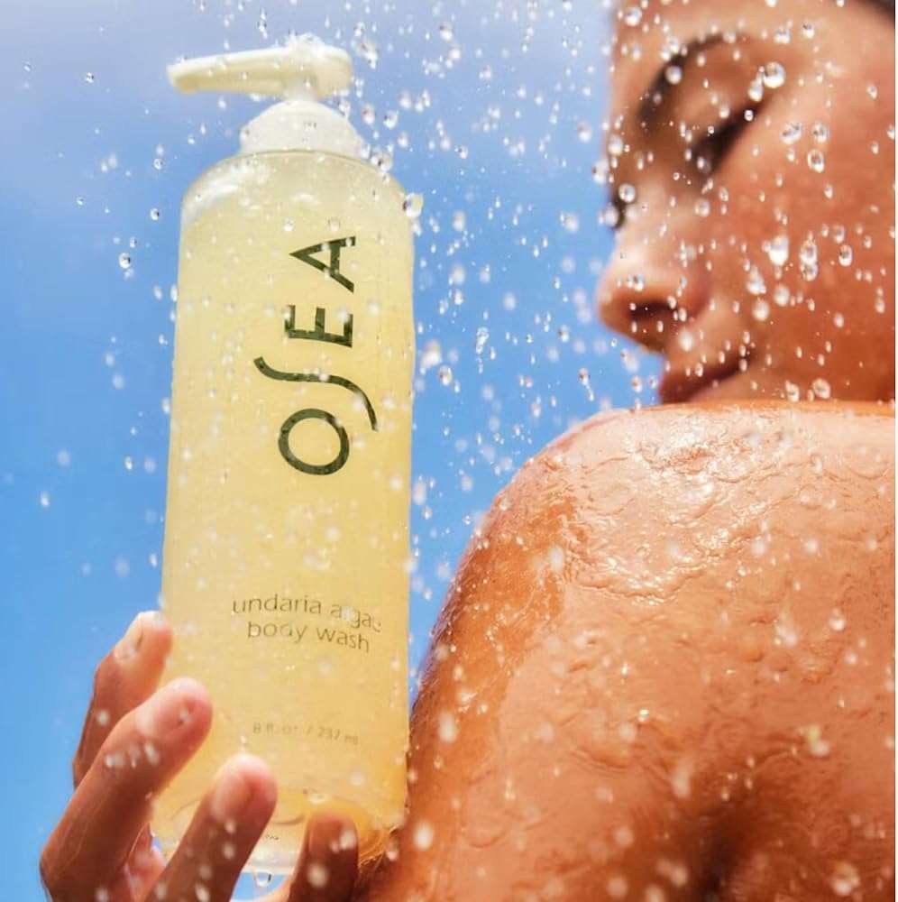 OSEA Undaria Algae™ Body Wash - pH Balanced - Hydrating & Moisturizing Citrus Scented Cleanser - Clean, Vegan, Non-Toxic Skincare - 8oz - Image 7