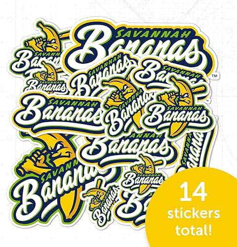 Desert Cactus Savannah Bananas Sticker Decal Vinyl Baseball Laptop Water Bottle Car Scrapbook (Type 1-2) - Image 4