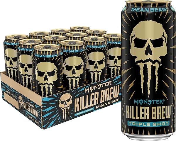 Monster Energy Killer Brew Mean Bean, 15 Fl Oz | Pack of 12 - Product Image