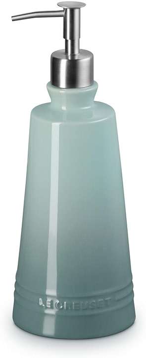 Le Creuset Stoneware Signature Soap Dispenser, 20 oz., Sea Salt - Image 1
