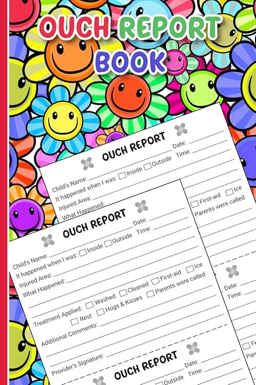 Ouch Report Book For Daycare & Preschool - Product Image
